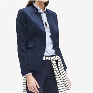 Banana Republic Velvet Blazer size 2P petite